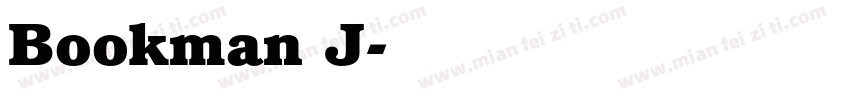 Bookman J字体转换